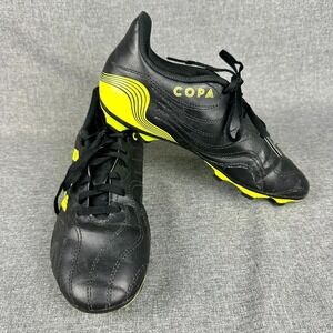 Adidas Copa Sense 4 FX1965 Men's‎ US 5 Black Solar Yellow Low Top Football Boots